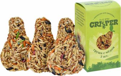 лакомство для грызунов "Груша" с овощами, 3 шт (100 г)