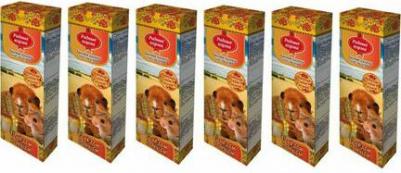 45г х 2шт зерновая палочка для грызунов яично-медовая – фото 7