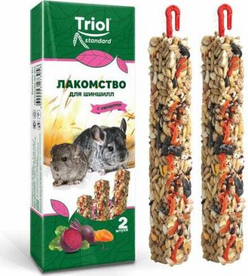 Лакомство для шиншилл С овощами, 100 г – фото 3