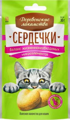 Лакомство для кошек баланс микроэлементов, курица, 60 шт, 30 г