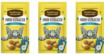 Лакомство для кошек Мини-колбаски с пюре из тунца 4х10г – фото 11