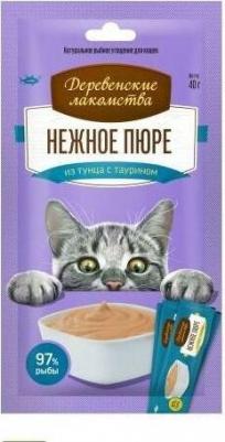 Лакомство для кошек Нежное пюре из тунца 4х10г – фото 9