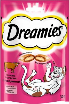 Лакомство для кошек подушечки с говядиной 30 г – фото 1