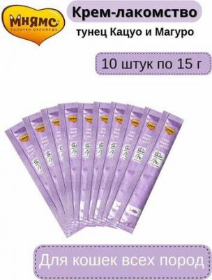 Крем-лакомство для кошек с тунцом Кацуо 15 г х 4 шт – фото 5