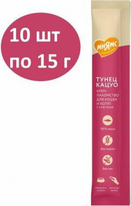 Крем-лакомство для кошек с тунцом Кацуо 15 г – фото 7
