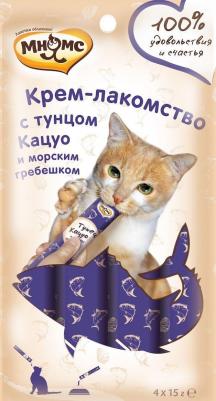 Крем-лакомство для кошек с тунцом Кацуо 15 г – фото 9