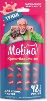 Лакомство для кошек Healthy Skin&Shiny Coat, здоровая кожа и шерсть, с тунцом, 48 г – фото 1