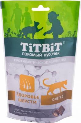 Сухой корм для кошек подушечки с лососем 60г (упаковка 6 шт.)