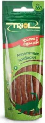 Колбаски для кошек из мяса кролика и курицы 40 г – фото 3
