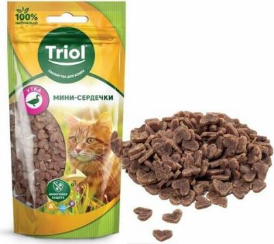 Лакомство для кошек Мини-сердечки из утки 40г – фото 3