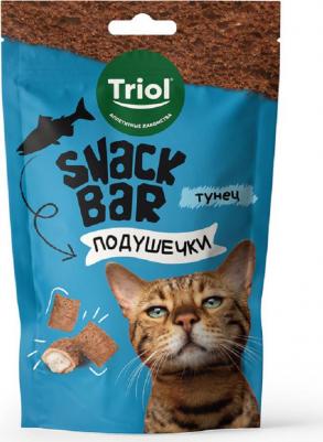 Snack Bar лакомство для кошек Мини-подушечки с начинкой (Тунец, 30 г.)