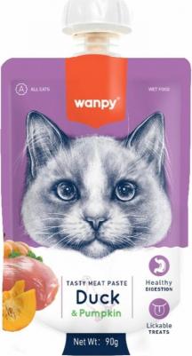 Лакомство для кошек Cat Мясной мусс из утки и тыквы 90г