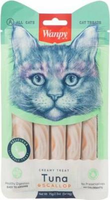 Лакомство для кошек Cat нежное пюре из тунца и гребешка, 70 г – фото 4