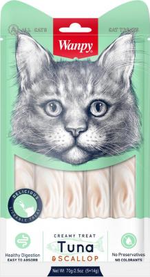 Лакомство для кошек Cat нежное пюре из тунца и гребешка, 70 г – фото 5