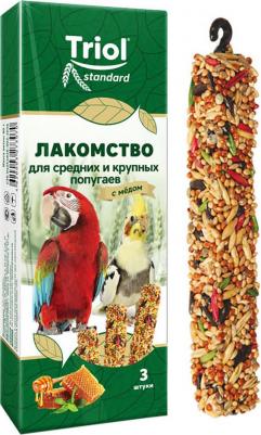 Лакомства для птиц для средних и крупных попугаев, с мёдом, КФ-15600 – фото 3