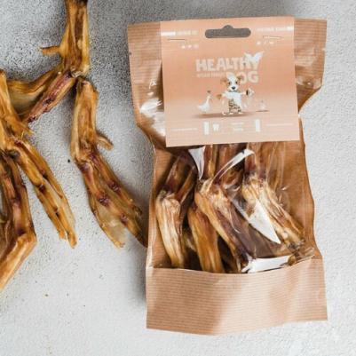 Лакомство для собак утиные лапки, 50 г