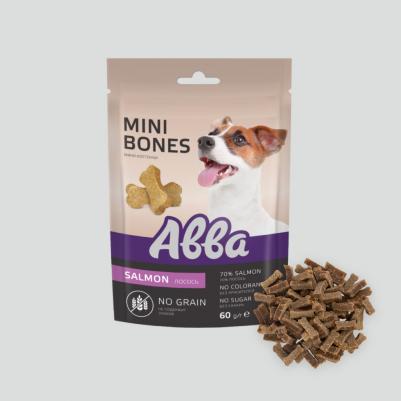Лакомство Мини-косточки беззерновые с лососем (60 гр.) для собак