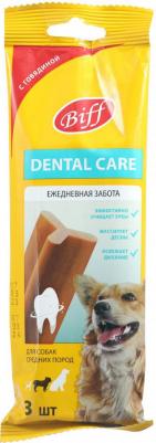 Лакомство Dental Care для собак средних пород Ежедневная забота, говядина, 77 г*5 шт – фото 11
