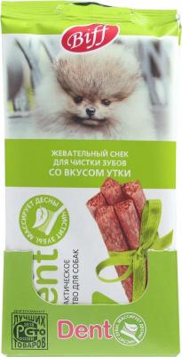 Лакомство для собак Dent Жевательный снек со вкусом утки для собак мини пород 20г – фото 13