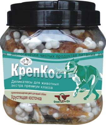 Лакомство для собак КрепКость, кальциевая косточка с уткой, 750г