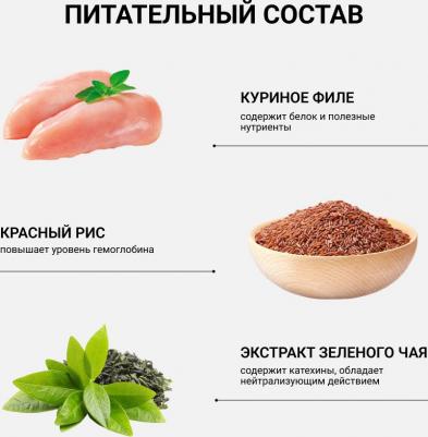 Лакомство для собак Churu Куриное филе со вкусом говядины, пюре 14г*4шт – фото 2