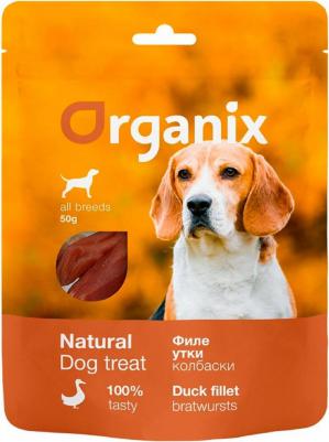 Лакомство для собак Колбаски из филе утки, 50 г – фото 1