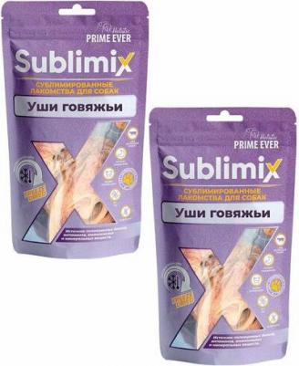 Лакомство для собак Sublimix Уши говяжьи 0,05 кг – фото 2
