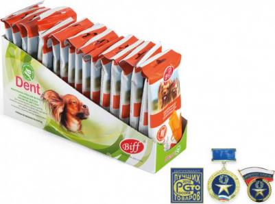 Biff Dent жевательный снек для собак мелких пород (Сыр) – фото 1