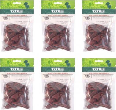 Лакомства Золотая коллекция бефстроганов из ягненка для собак 75 г – фото 1