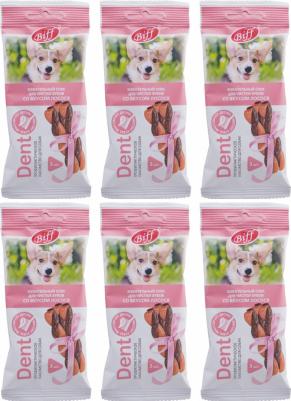 Лакомство для собак Dent Cнек жевательный снек для маленьких пород со вкусом лосося 0,04 кг – фото 1