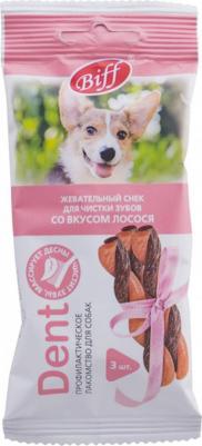 Лакомство для собак Dent Cнек жевательный снек для маленьких пород со вкусом лосося 0,04 кг – фото 4