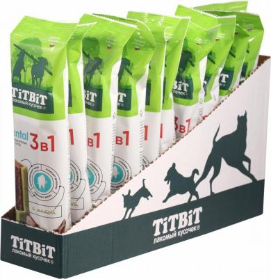 Лакомство для собак Dental 3в1 с мятой для крупных пород, 95 г – фото 9