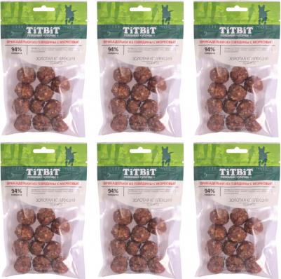 Лакомство для собак Фрикадельки из говядины с морковью Золотая коллекция 70г – фото 2