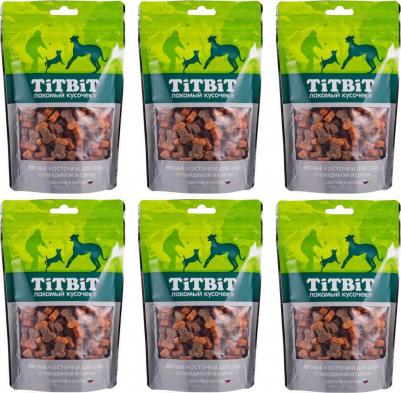 Лакомство для собак Косточки мясные с Говядиной и сыром, 145г – фото 2