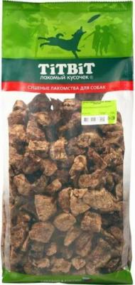Лакомство для собак Лакомый кусочек легкое говяжье ХХL 67 гр