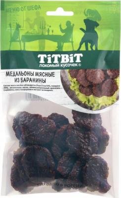 Лакомство для собак Медальоны мясные из баранины Меню от Шефа, 80г – фото 1