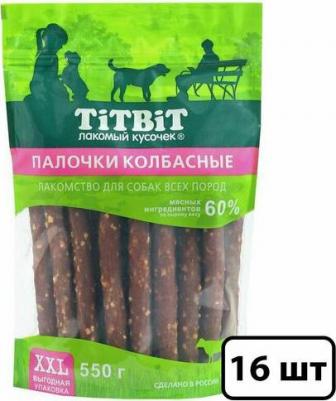 Лакомство для собак Палочки колбасные - XXL, 550 г – фото 11
