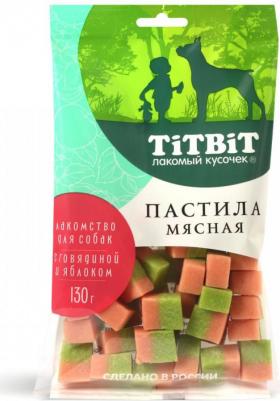 Лакомство для собак Пастила мясная с говядиной и яблоком 130 г – фото 2