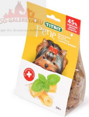 лакомство для собак, Пене печенье с сыром и зеленью, пак. 200 г – фото 5