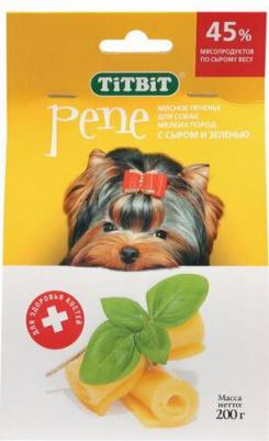 лакомство для собак, Пене печенье с сыром и зеленью, пак. 200 г – фото 6