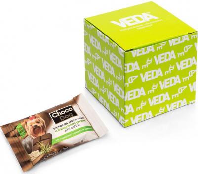 Choco Dog Шоколад молочный с воздушным рисом д/собак 15г – фото 2