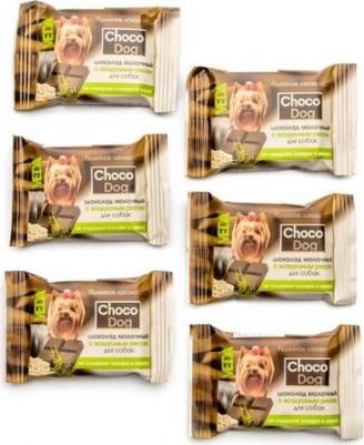 Choco Dog Шоколад молочный с воздушным рисом д/собак 15г – фото 7