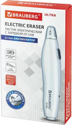 Ластик электрический "ULTRA", АККУМУЛЯТОР, зарядка USB, + 16 сменных ластиков, 229609 – фото 7