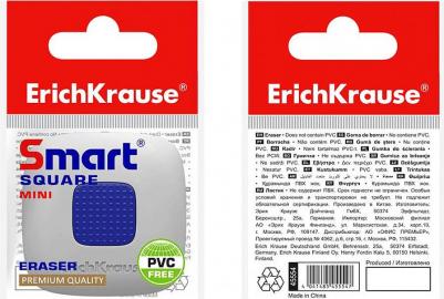 Ластик с пластиковым держателем Smart Mini Square (в – фото 2