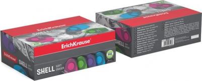 Ластик в пластиковом футляре Shell, мягкий, гипоаллергенный – фото 2