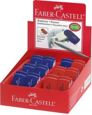 Ластик "Sleeve Mini", прямоугольный, 54*25*13мм, 2 цвета в дисплее, 24 штуки в упаковке – фото 1