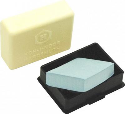 Упаковка ластиков Soft 6422, 37х25х9мм, каучук, прямоугольный, голубой, клячка [6422015007kdru] 15 шт./кор – фото 2