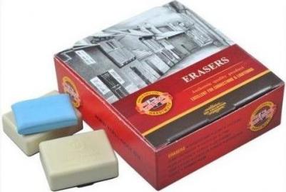 Упаковка ластиков Soft 6422, 37х25х9мм, каучук, прямоугольный, голубой, клячка [6422015007kdru] 15 шт./кор – фото 3