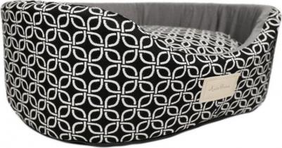 Лежак для домашних животных "Nathalie", черный, 78x57x24см – фото 2