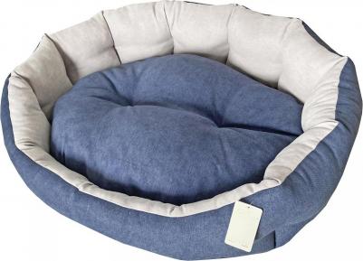 Лежак для собак и кошек "JetSet", сине-серый, 85х70см (Италия) – фото 1
